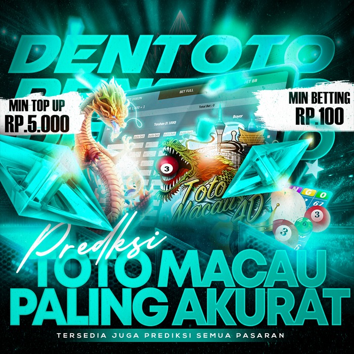 DENTOTO | TOTO MACAU | BANDAR TOTO ONLINE